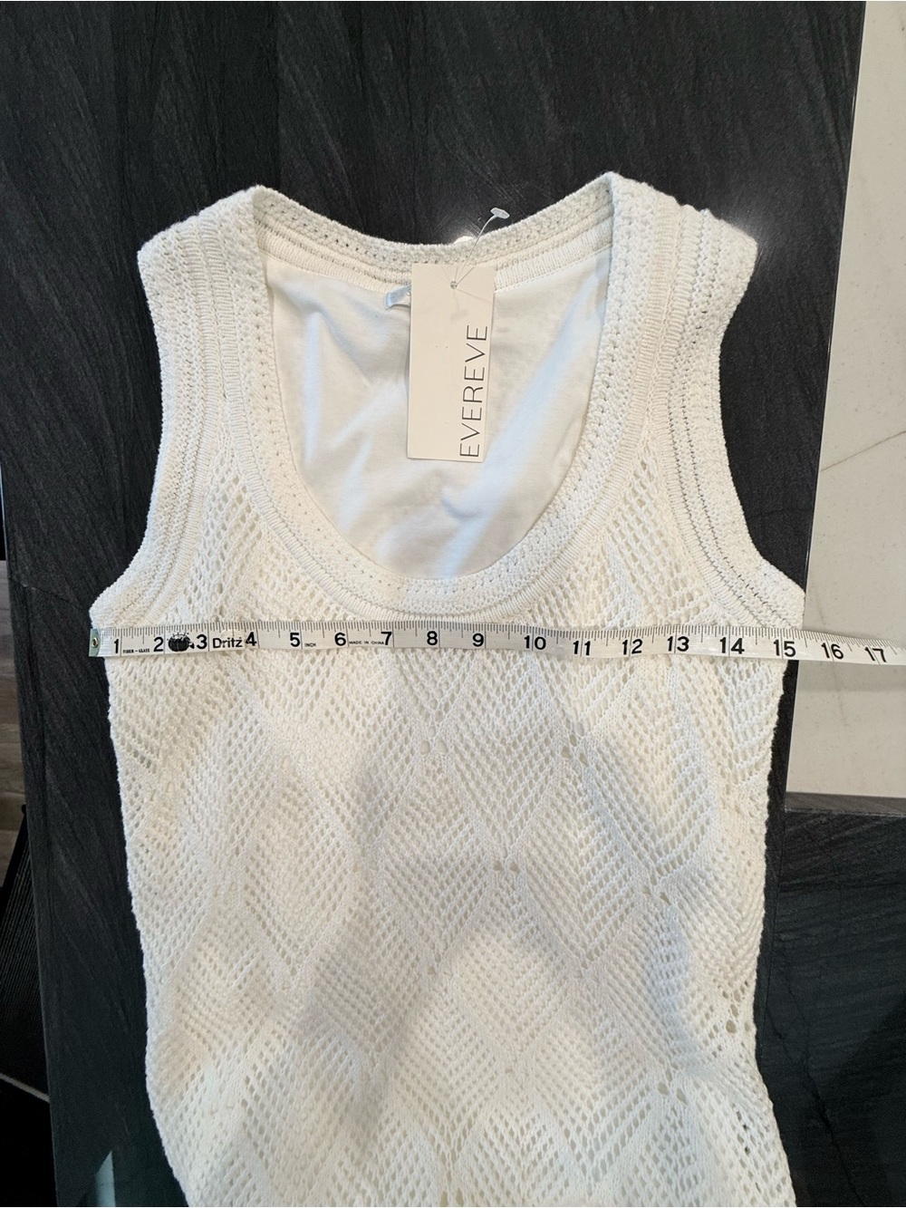 Design History Ivory Knit Chevron Maxi Dress - Picture 6 of 9